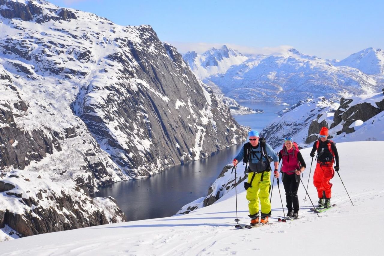 trollfjordhytta skitur